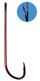 Gamakatsu Long Shank Red Hook Value Pack Size 12, 25 Pieces LS01225
