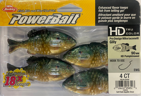 Berkley PowerBait Gilly 90mm HD Pumpkinseed 1546053