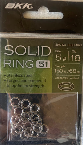BKK SOLID RING Size #5 68kg 18pcs