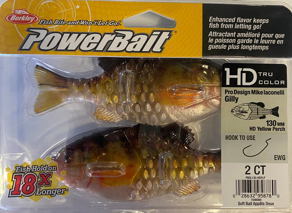 Berkley PowerBait Gilly 130mm / HD Yellow Perch