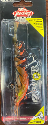 Berkley Shimma Shrimp 150mm Orange Belly Shrimp 1577606