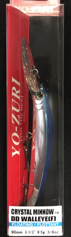 Yo-Zuri Crystal Minnow DD Walleye Floating 90mm R1205 BT