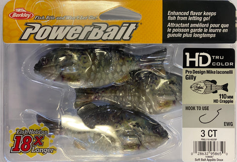 Berkley PowerBait Gilly 110mm HD Crappie 1546067