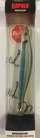 Rapala RPS-12 Ripstop Minnow - MOSS BLACK SHINER