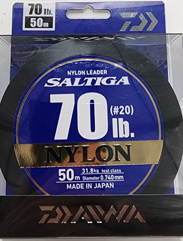 Daiwa Saltiga Nylon Leader 70lb 50m