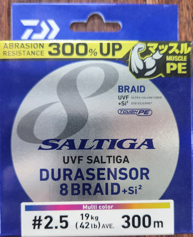 Daiwa Saltiga 8 Durasensor Braid PE2.5 19kg 300m