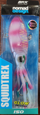 NOMAD SQUIDTREX 150 VIBE 150MM 128G FISHING LURE PINK TIGER