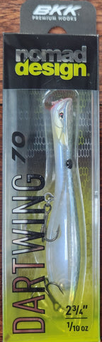 Nomad Dartwing 70mm Floating Surface Popper Holo Ghost Shad