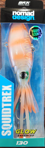 NOMAD SQUIDTREX 130 VIBE 130MM 92G FISHING LURE ORANGE TIGER