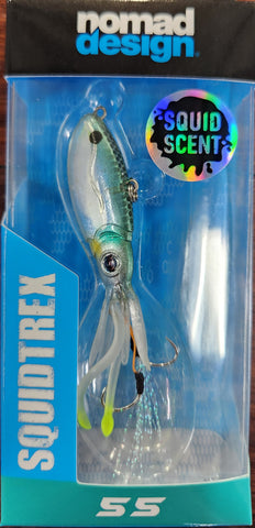 NOMAD SQUIDTREX 55 VIBE 55MM 14G FISHING LURE HOLO GHOST SHAD