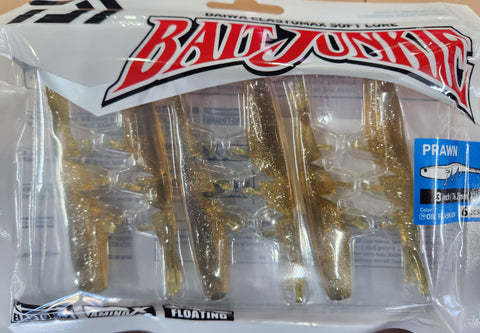 Daiwa Bait Junkie 3" PRAWN 19 OIL FLASH UV