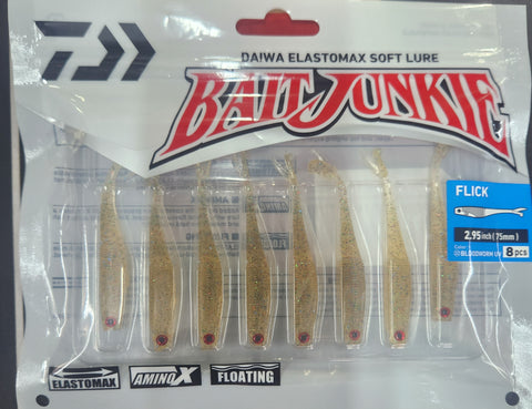 Daiwa Bait Junkie Flick 2.95" #22 Bloodworm UV