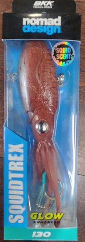 NOMAD SQUIDTREX 130 VIBE 130MM 92G FISHING LURE CALI RED