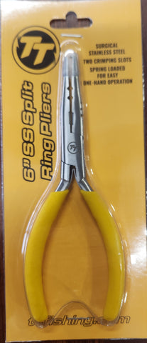 TT STAINLESS STEEL 6" SPLIT RING FISHING PLIERS