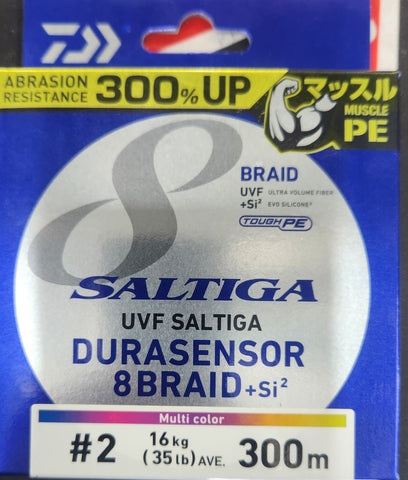 Daiwa Saltiga 8 Durasensor Braid PE2 16kg 300m