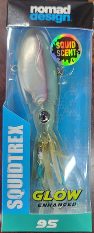 NOMAD SQUIDTREX 95 VIBE 95mm 32G FISHING LURE AQUA GHOST