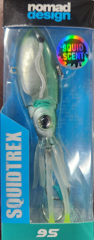 NOMAD SQUIDTREX 95 VIBE 95mm 32G FISHING LURE Holo Ghost Shad