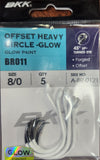 BKK Offset Heavy Circle Glow Pocket Pack 8/0 5pcs