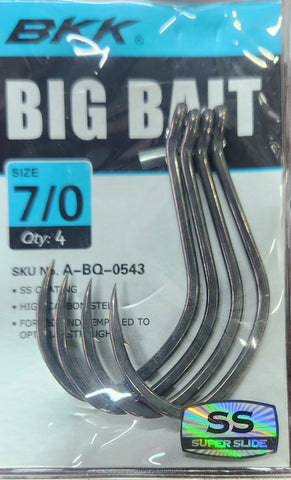 BKK BIG BAIT Hook Size 7/0 Qty 4