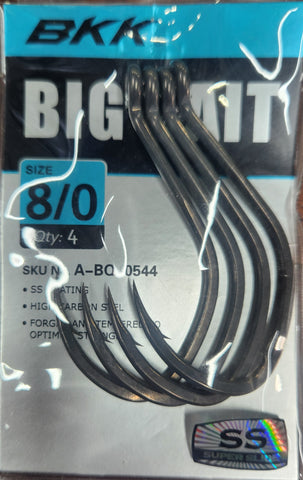 BKK BIG BAIT Hook Size 8/0 Qty 4