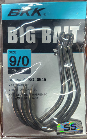 BKK BIG BAIT Hook Size 9/0 Qty 3