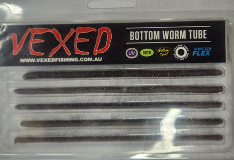 Vexed Bottom Worm Tube Soft Plastic Blood Worm