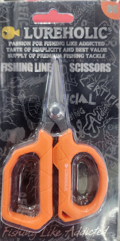 Lureholic Fishing Scissors - ORANGE