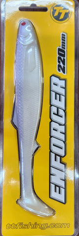 Tackle Tactics TT Enforcer 220mm Soft Plastic Albino