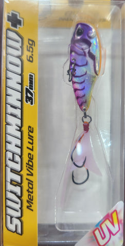 Tackle Tactics TT Switch Minnow + Vibe 37mm Pink Suji Prawn