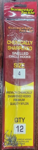 Sunseeker Circle Hook Pretied Size 4