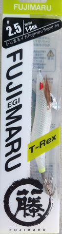 FujiMaru T Rex Egi Squid Jig - White Glow 2.5 V07