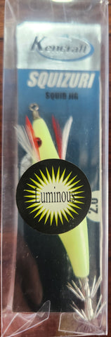 Kencraft Squizuri Squid Jig - Lumo Glow 2.0
