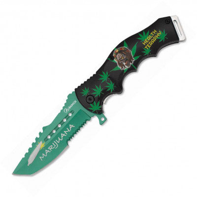 Albainox Marijuana Folding Knife B117 18712