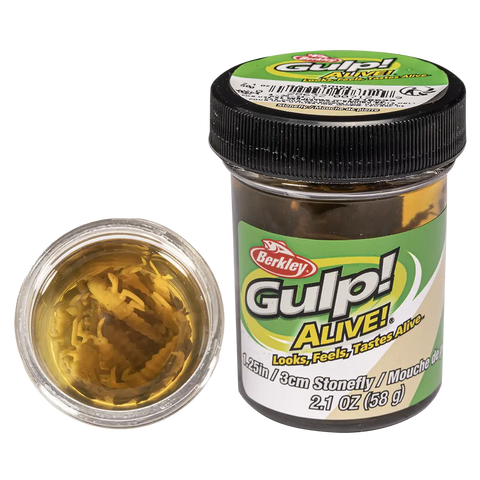 Berkley Gulp Alive Soft Plastics - Stone fly