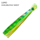 Black Magic Jonahs Kona XT 8" Tuna Lure Super Lumo