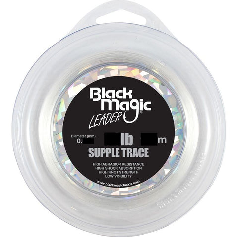 Black Magic Supple Trace Leader Line - 60lb 100m