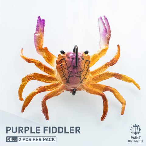 Chasebaits Crusty Crab 50mm 4.5gm Crab Lure Purple Fiddler