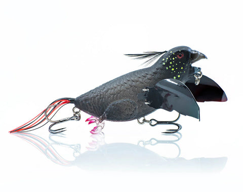 Chasebaits The Smuggle Surface Walker Lure Black Cockatoo 65mm