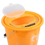 Cobalt Blue 10L Live Bait Bucket with removable Inner Basket