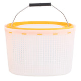 Cobalt Blue 5L Live Bait Bucket with removable Inner Basket