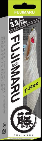 FujiMaru T Rex Egi Squid Jig - White Glow 3.5 V07