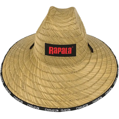 Rapala Wide Brim Straw Fishing Hat