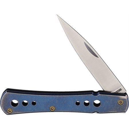 RoughRyder RR2237 Folder Blue Stonewash Folding Knife R40 RR2237