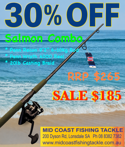 Penn Recon Spin Rod, Reel & Braid Combo