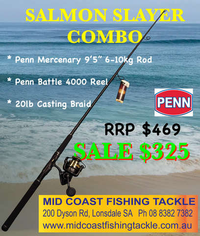 Penn Mercenary Spin Rod, Reel & Braid Combo