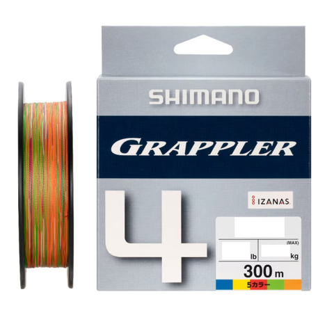 SHIMANO Grappler X4 Multi Colour 300m PE 0.8 - 6.8kg