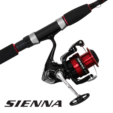 SHIMANO SIENNA SPIN ROD & REEL COMBO 6'8" 3-6kg 2pc