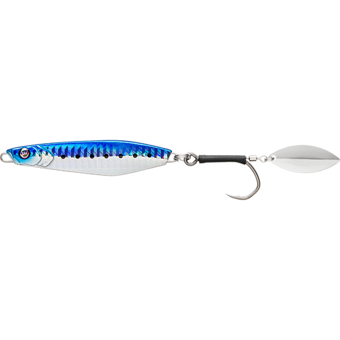 Williamson Thunder Jig Blade 80mm 40g Blue Silver