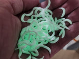 Hookem Soft Plastic Maggot Gent Fishing Bait UV GLOW