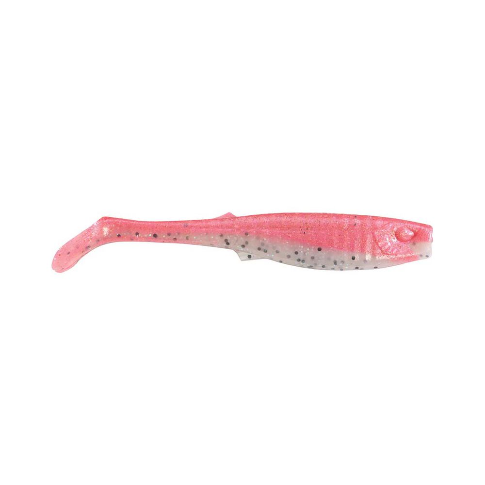 Berkley Gulp! Saltwater Paddleshad - Pink Belly Shrimp 4in Lure For Ocean Fishing (10cm)